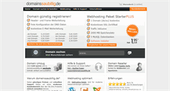 Desktop Screenshot of domainssaubillig.de